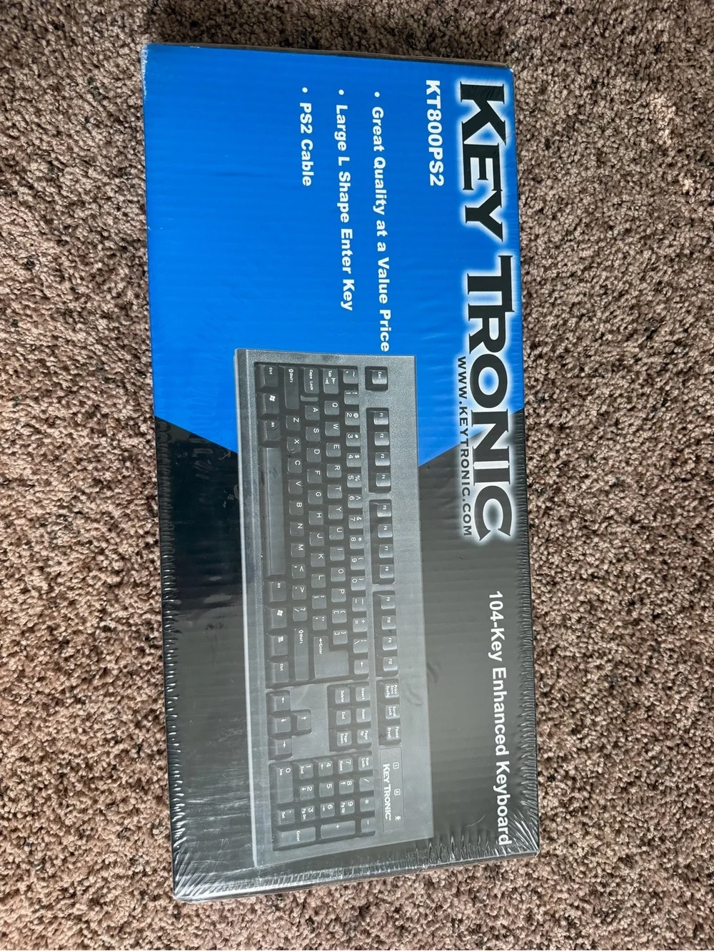 Key Tronic 104 Key Enhanced Wired Keyboard